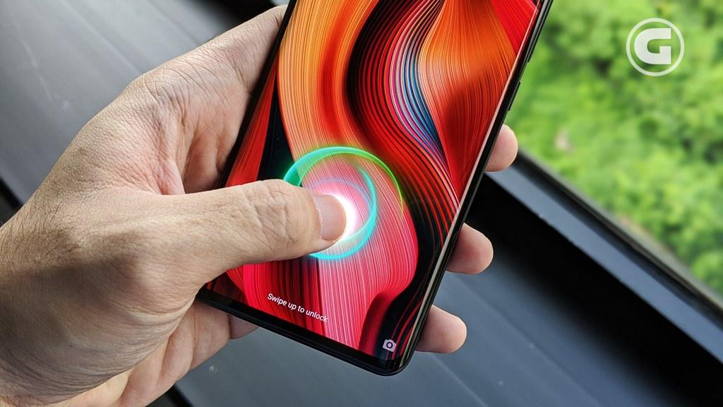 in-display fingerprint Mi Note 10