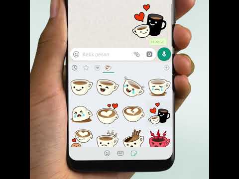 Cara mengirim stiker di WhatsApp