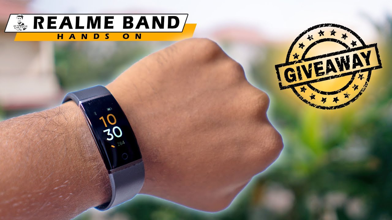 Realme Band Hands On First Look & 3x Giveaway!