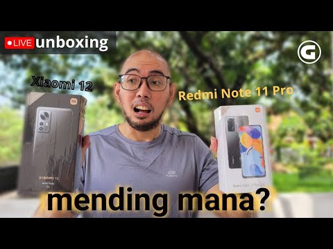 🔴 LIVE UNBOXING XIAOMI 12 & REDMI NOTE 11 PRO 5G