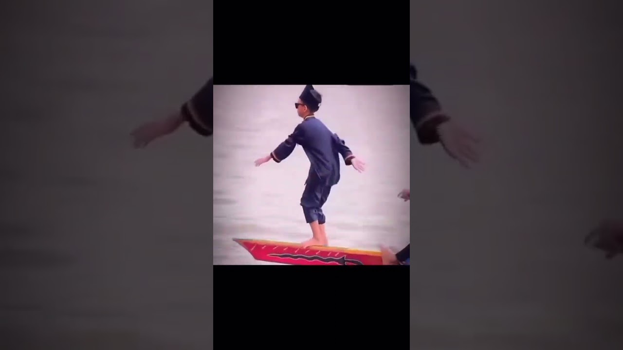 Kid Aura Farming on Boat