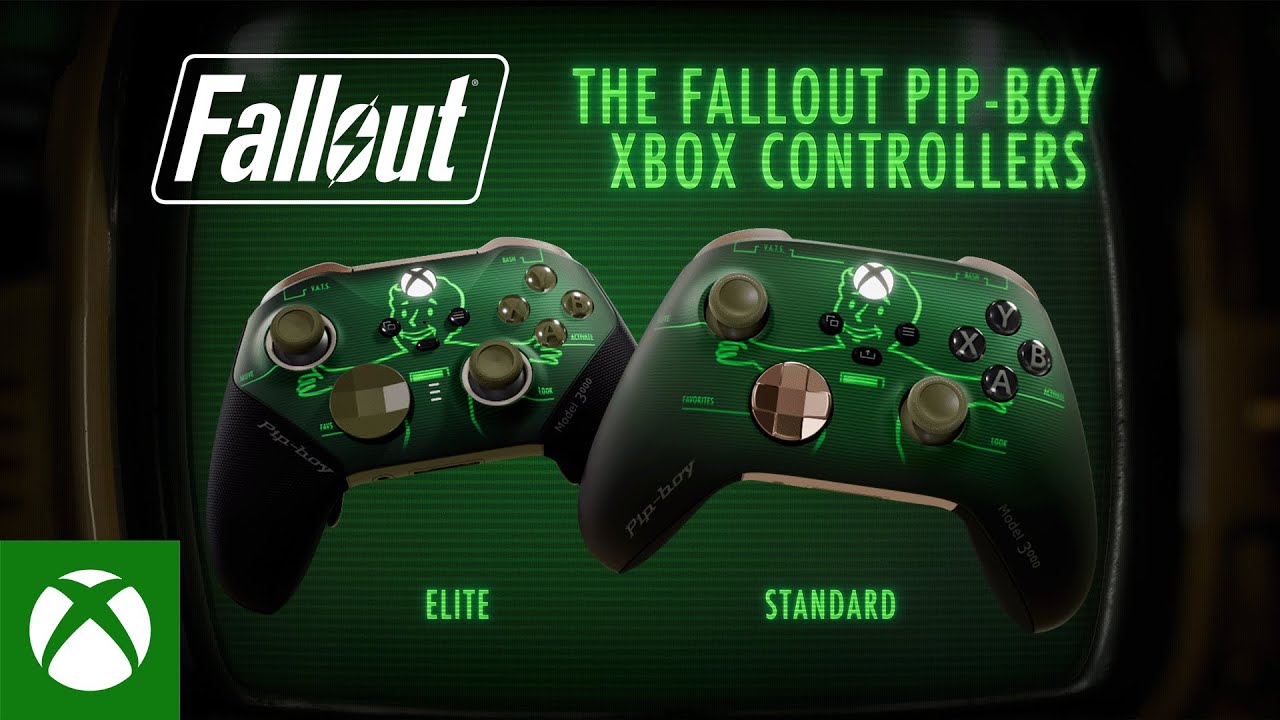 The Fallout Pip-Boy Xbox Controllers - now in Xbox Design Lab