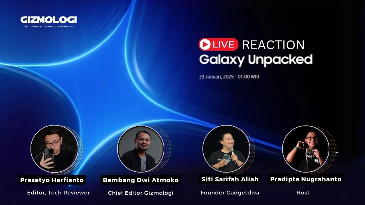 🔴 Live Reaction Galaxy Unpacked 2025: Launching Samsung Galaxy S25 Series
