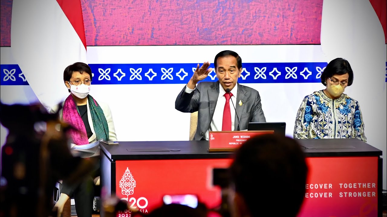 LIVE: Konferensi Pers Presiden Joko Widodo, Bali, 16 November 2022
