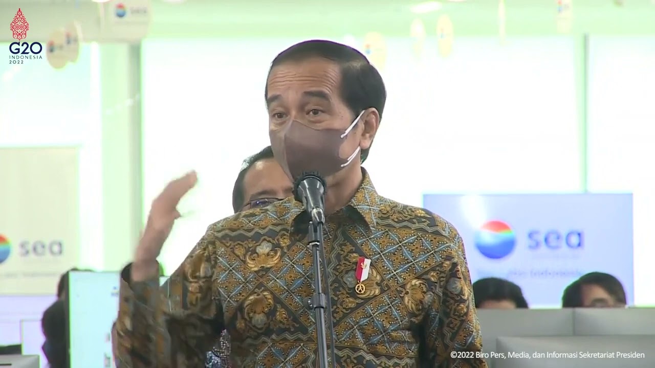 Presiden Jokowi Meresmikan SEA Labs Indonesia, Jakarta, Selasa (1/3)