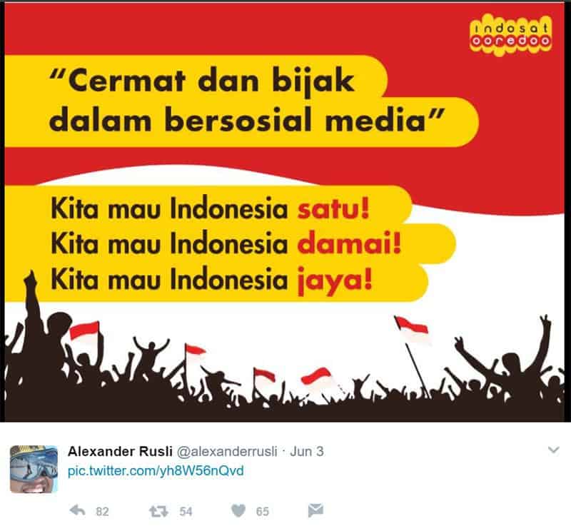 poster indosat nkri