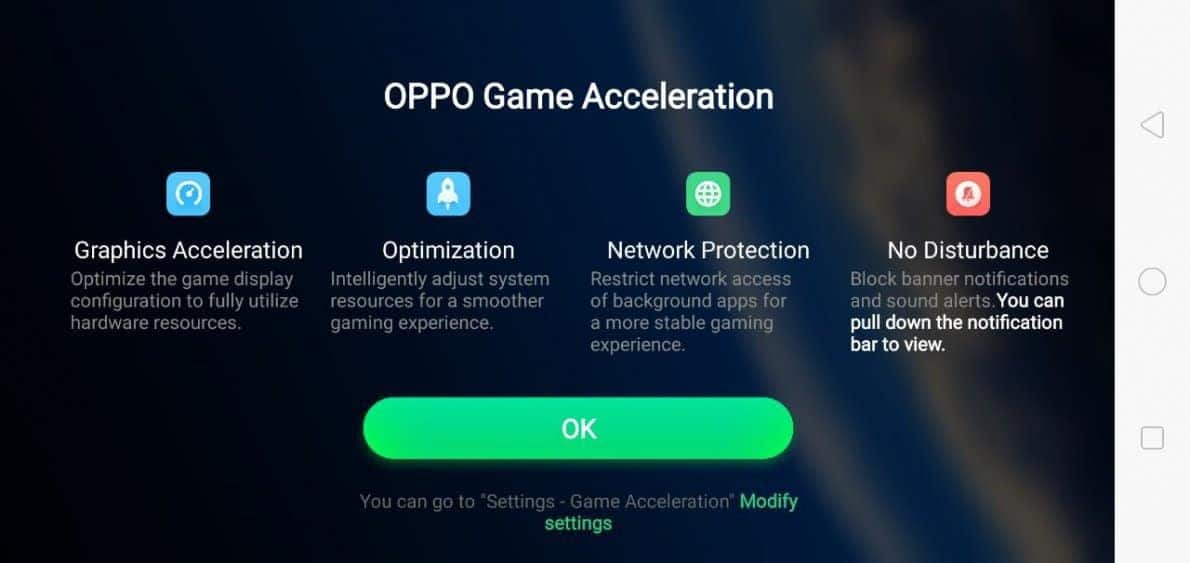 OPPO Game Acceleration