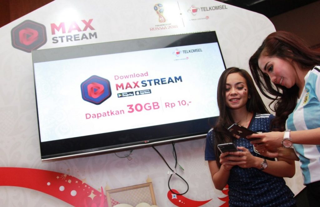 Aplikasi MAXstream Diunduh 4 Juta Kali Selama Piala Dunia 2018