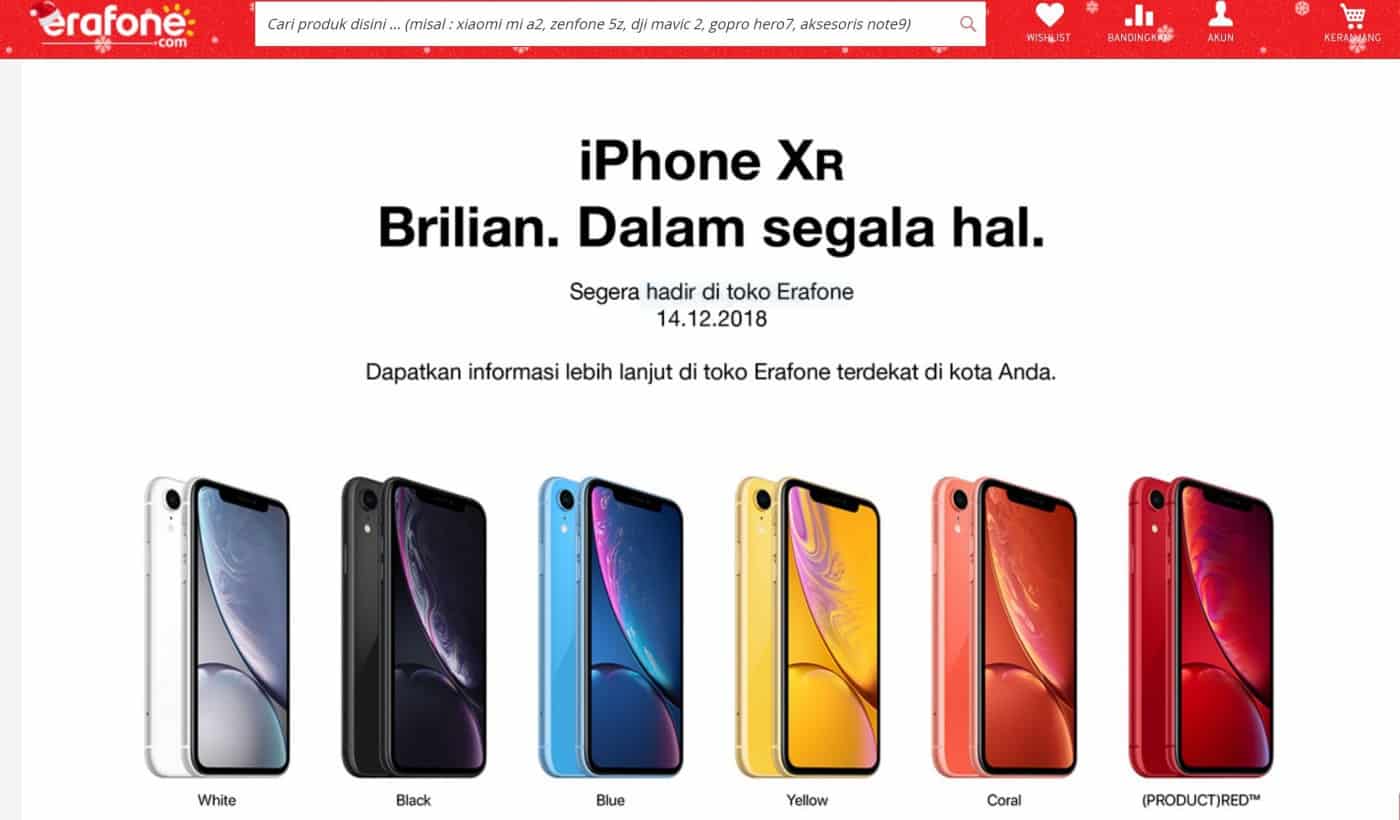 Harga iPhone XR Resmi di Indonesia Mulai dari Rp 15 Jutaan 