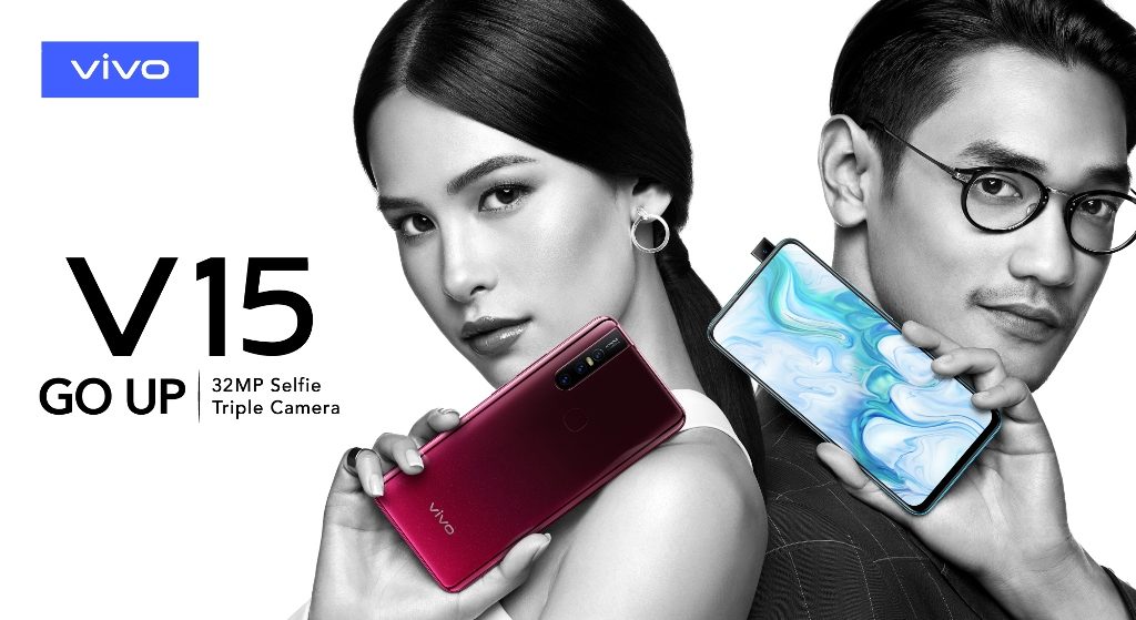 Billboard Vivo V15 varian Glamour Red