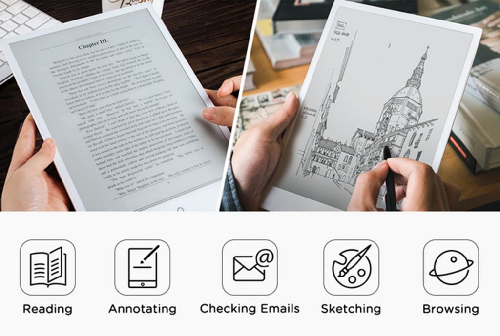 E-PAD, Tablet Android E-Ink dengan Sensasi Kertas - Gizmologi.id