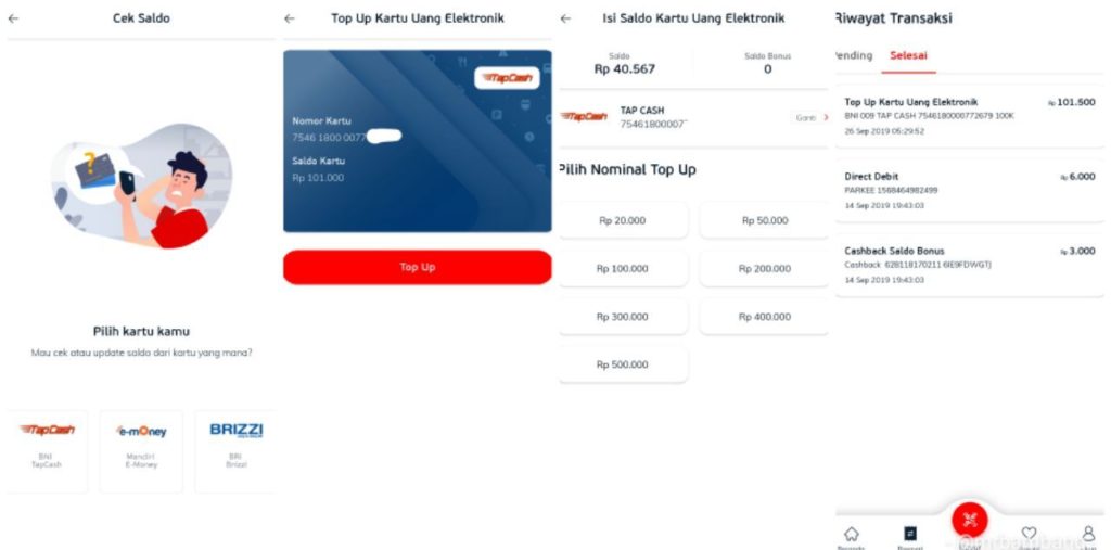 topup uang elektronik linkaja