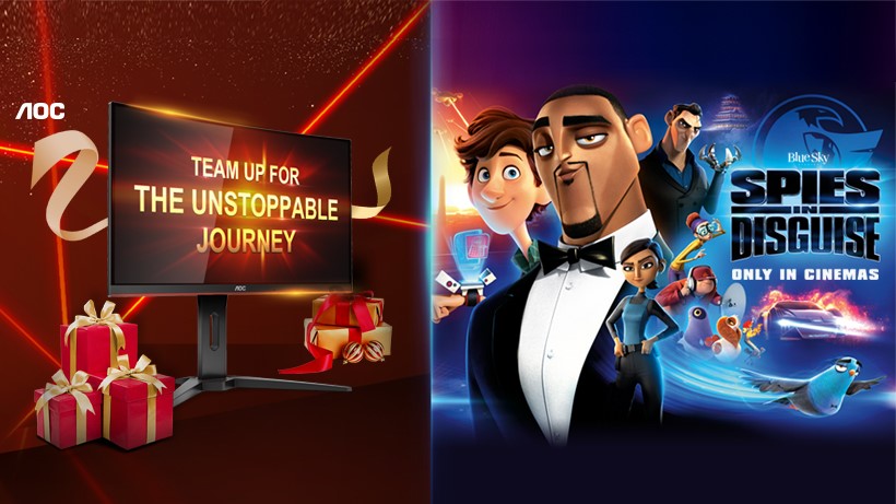 Dukung Film ‘Spies in Disguise’, Monitor AOC Suguhkan Pengalaman Sinematik 52 AOC Spies in Disguies