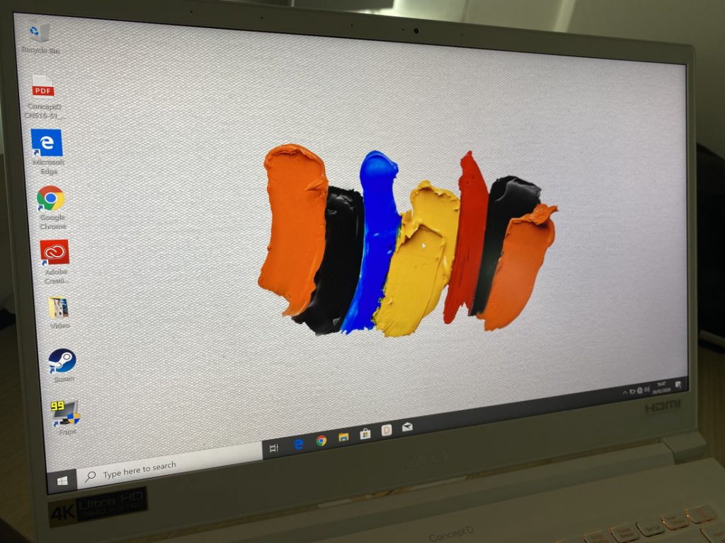 layar Acer ConceptD 5 spesifikasi