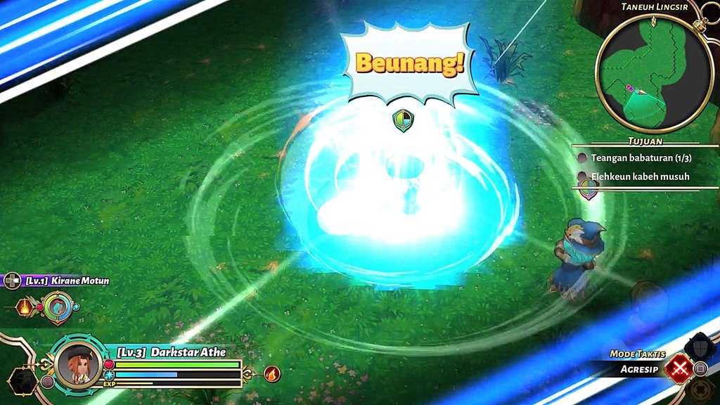 Bahasa Sunda dalam gameplay Valthirian Arc: Home School Story