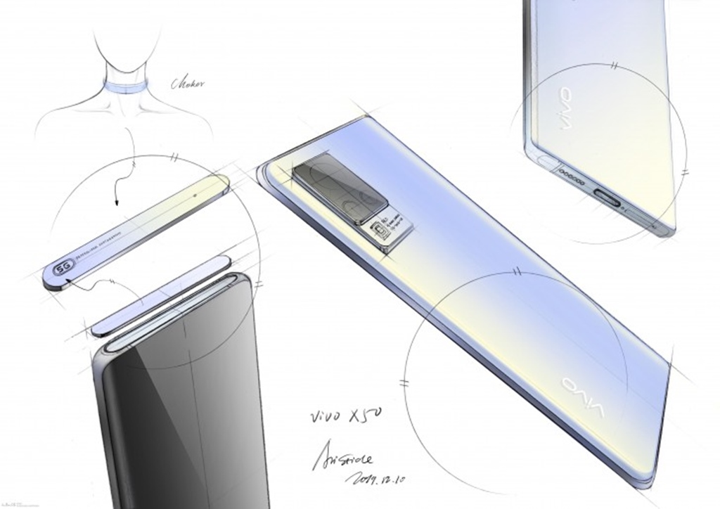 Sketsa vivo X50 Pro