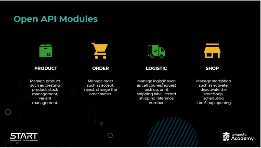 Tokopedia OPEN API START SUMMIT 2020