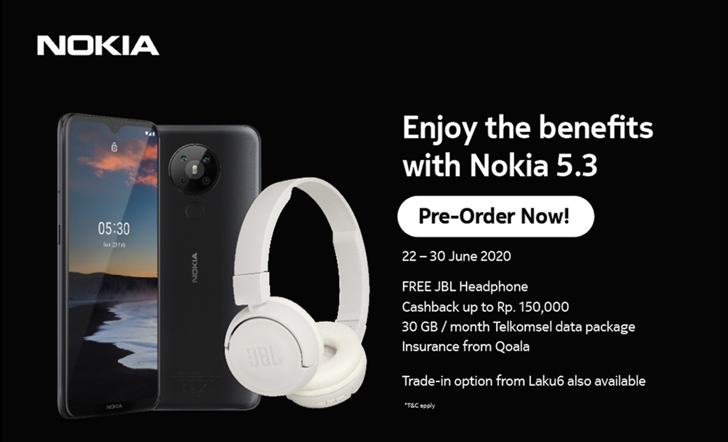 pre-order Nokia 5.3