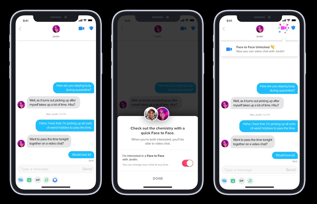Tinder video chat