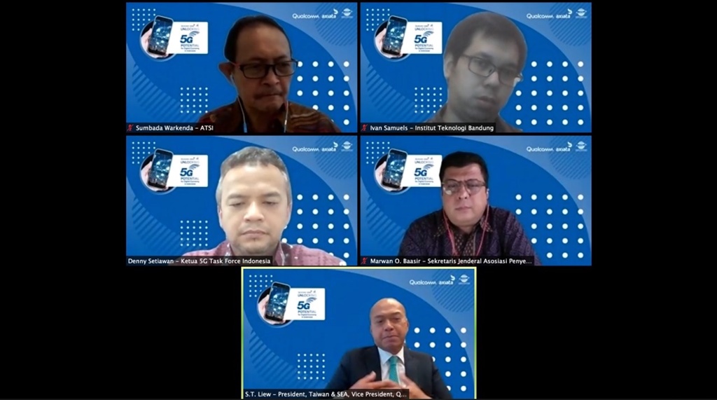 Panel Diskusi Webinar 5G Qualcomm Axiata