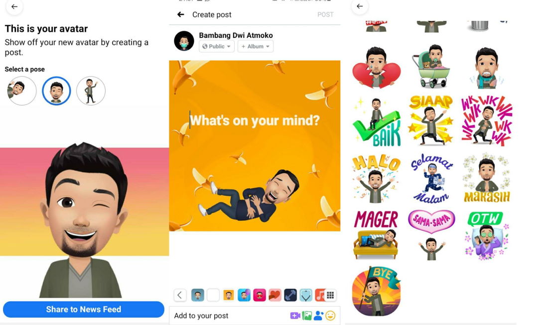 Avatar Facebook yang Mudah