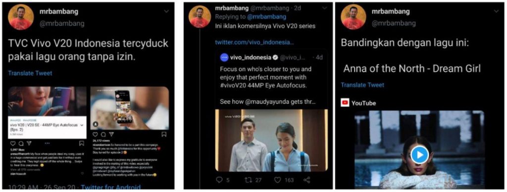 Kontroversi Iklan Vivo V20 yang Dituding Pakai Lagu 'Dream Girl' Tanpa Izin 52 iklan vivo v20 mencuri tanpa izin