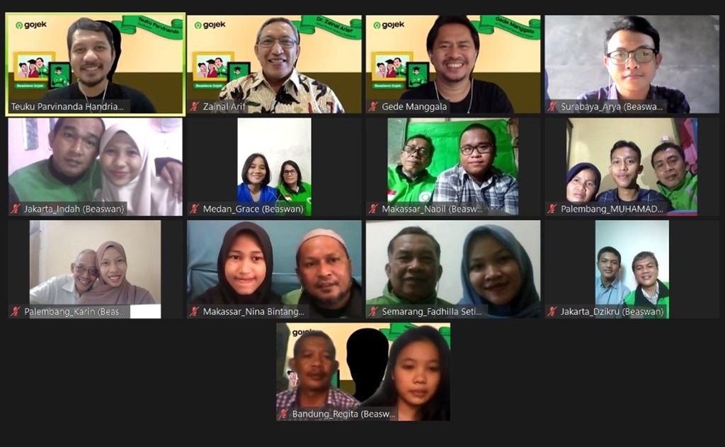 Diskusi beasiswa Gojek