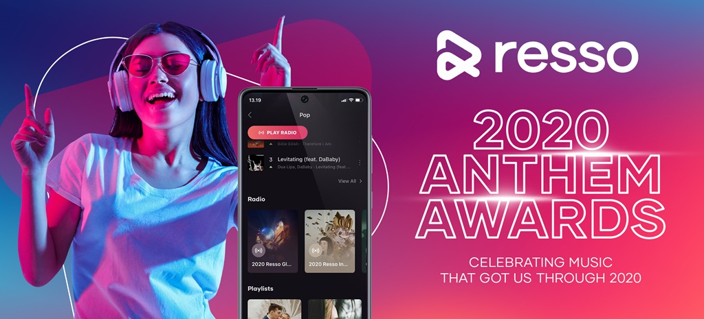 Resso Prediksi Genre "Pop Indonesia" Bakal Mendominasi di 2021 53 Resso Indonesia 2020 Anthem Awards