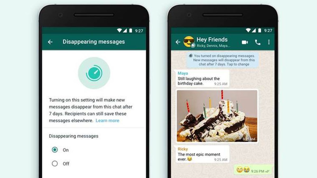 Pesan Sementara WhatsApp