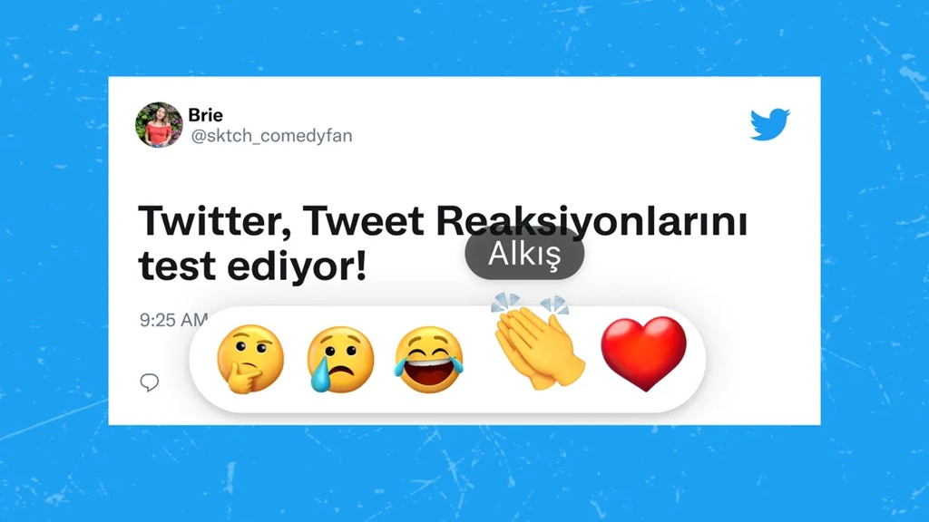 Twitter emoji reactions