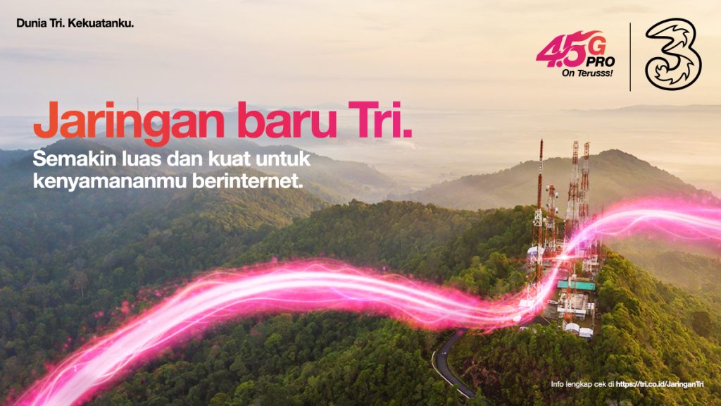 Jangkauan 4G Tri
