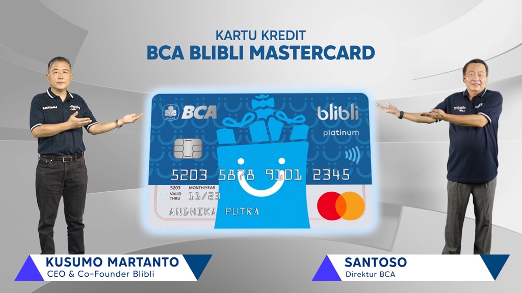 Kartu Kredit BCA Blibli Mastercard Hadir, Beri Cashback Hingga 10% Tiap Transaksi 53 Kusumo Martanto, CEO dan Co-Founder Blibli dan Santoso, Direktur BCA dalam Peluncuran Kartu Kredit BCA Blibli Mastercard