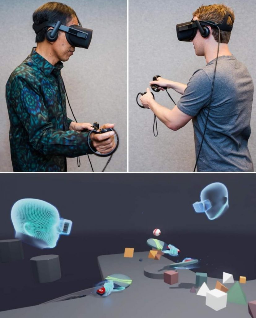 Metaverse Jokowi Mark Zuckerberg