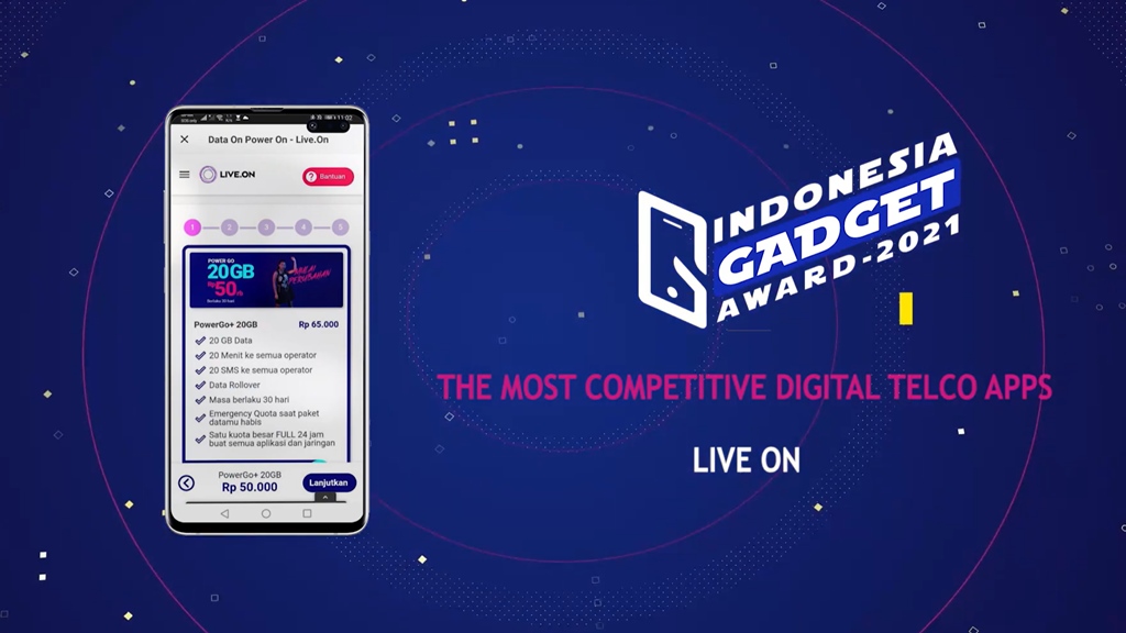 The Most Competitive Digital Telco Apps - Live.On - IGA 2021