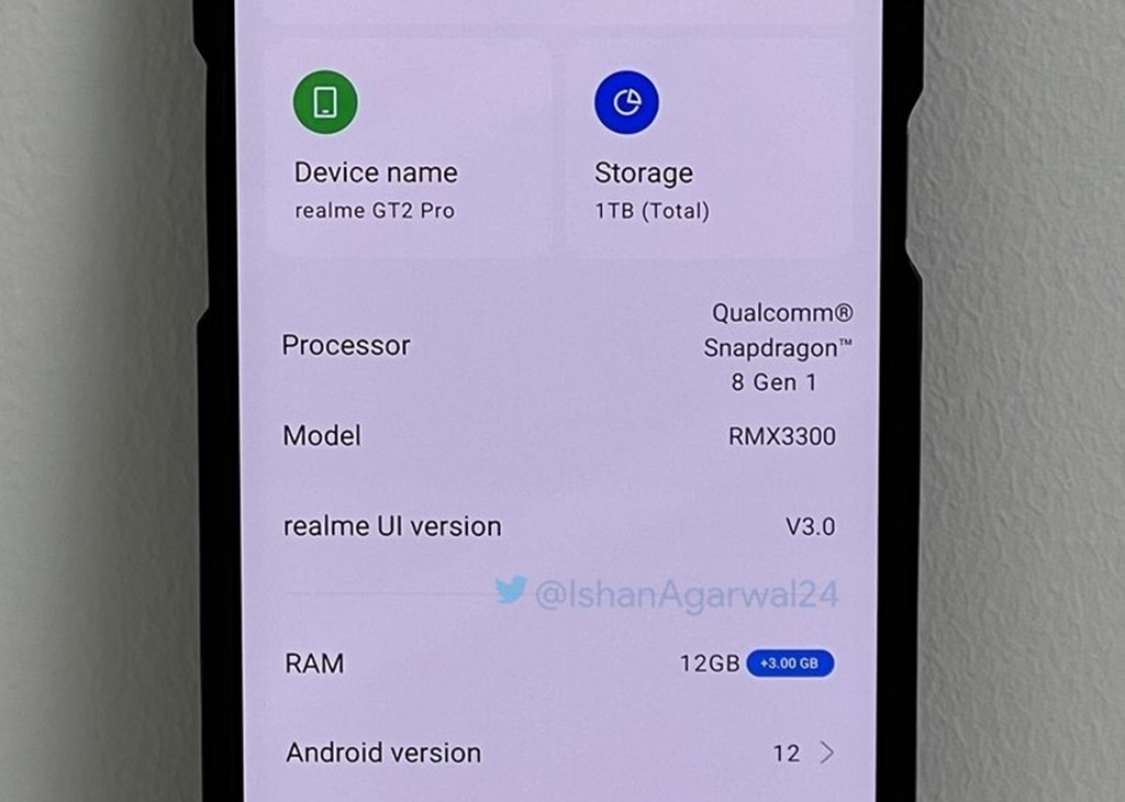 realme GT 2 Pro - storage