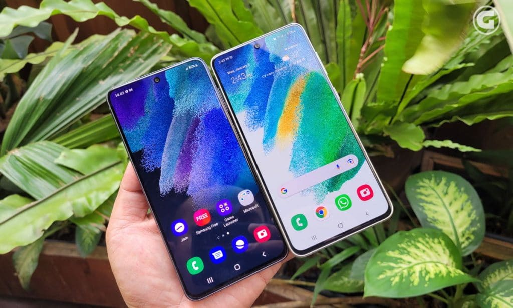 Samsung Galaxy S21 FE 5G layar