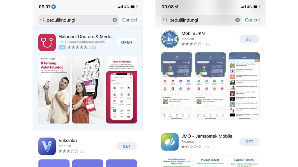 PeduliLindungi Hilang dari AppStore? Berikut Alternatifnya 53 Aplikasi PeduliLindungi Hilang