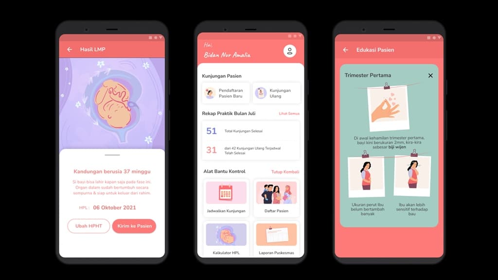 Peluncuran Aplikasi Bidanku dari Halodoc