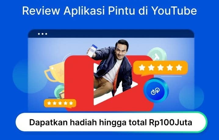 review aplikasi pintu di youtube