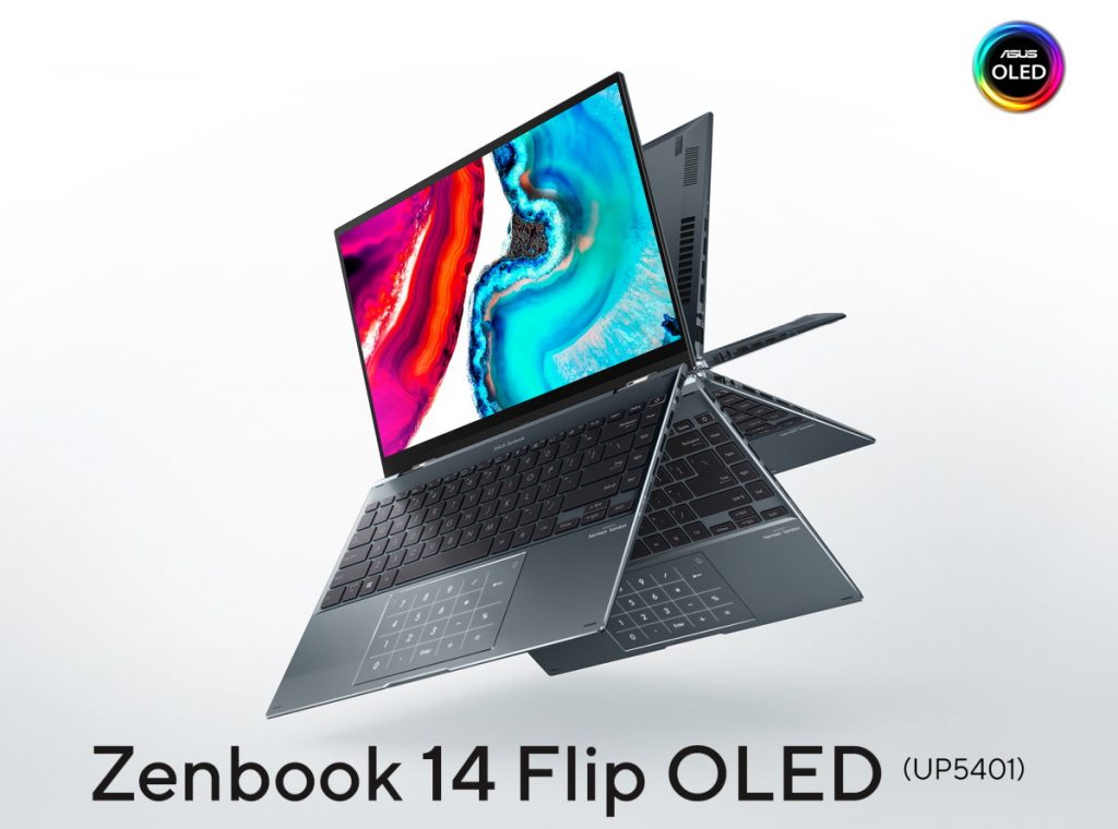 Layar ASUS Zenbook 14 Flip OLED