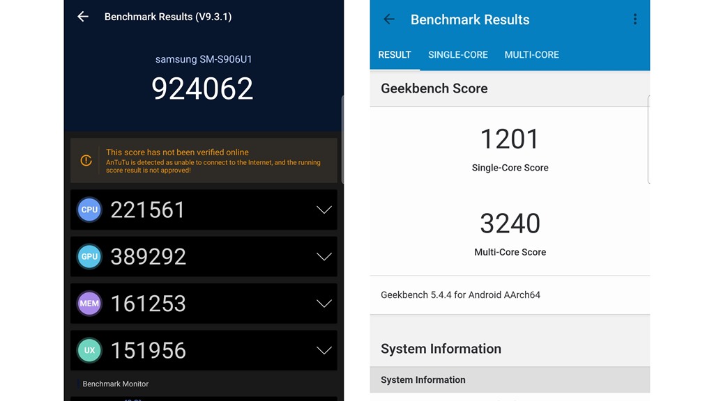 Samsung Galaxy S22+ - benchmark