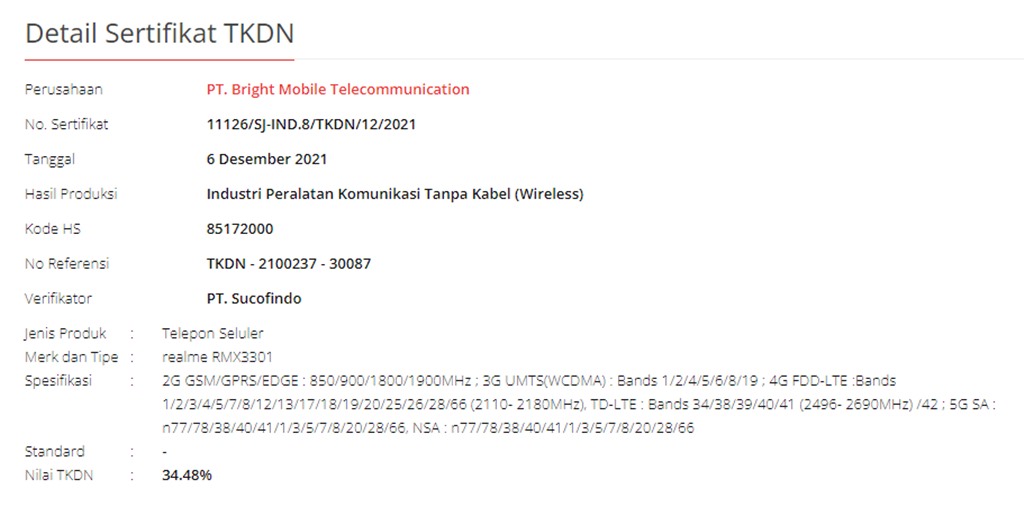 realme GT 2 Pro - TKDN