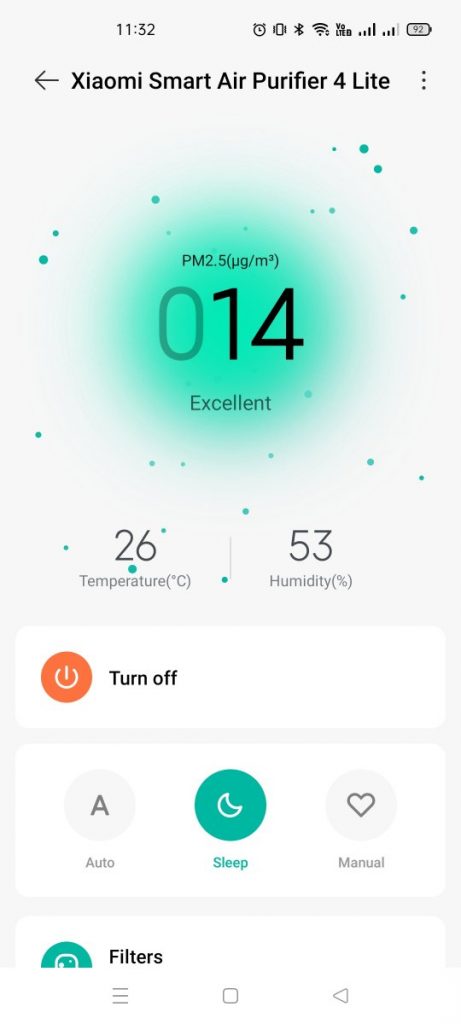 xiaomi smart air purifier 4 lite