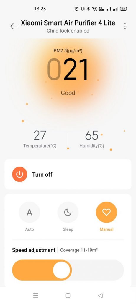 xiaomi smart air purifier 4 lite
