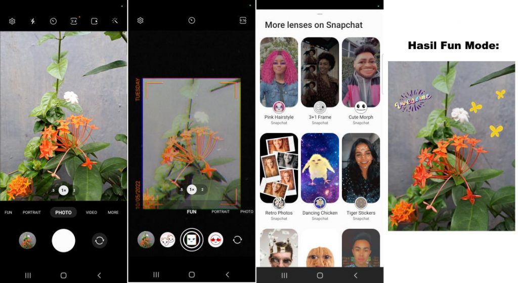 3 Fitur Unik Smartphone yang Wajib Dicoba, Foto Dijamin Fun! 56 Fitur Unik Samsung A33 Fun Mode