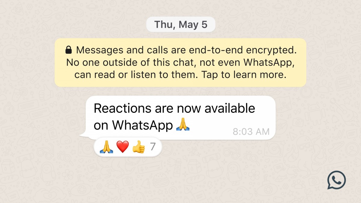 Pengguna WhatsApp Sudah Bisa Nge-Like Pesan yang Diterima 54 WhatsApp reactions