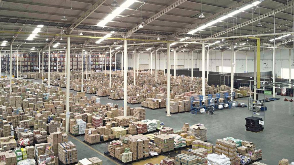 Warehouse Blibli dalam rangka persiapan menuju ulang tahun Ke 11