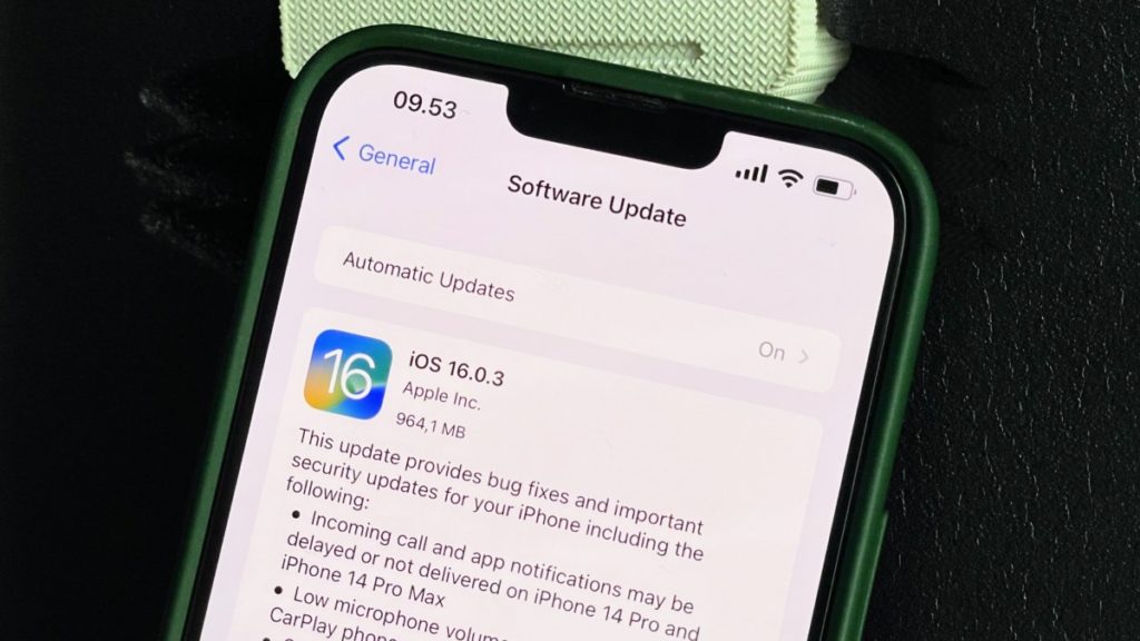 iOS 16.0.3