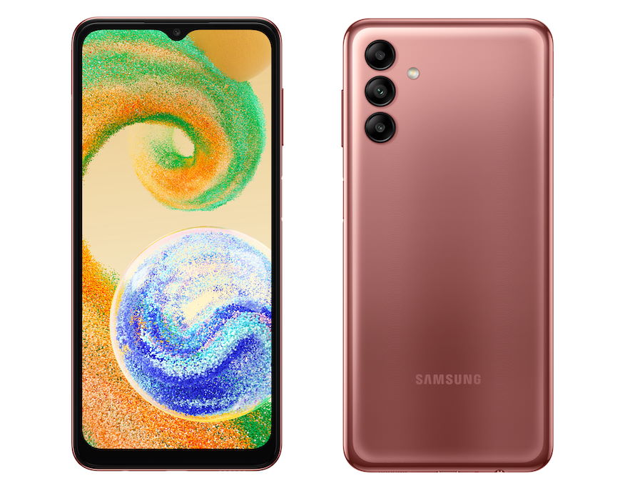 Samsung Galaxy A04 Copper Front