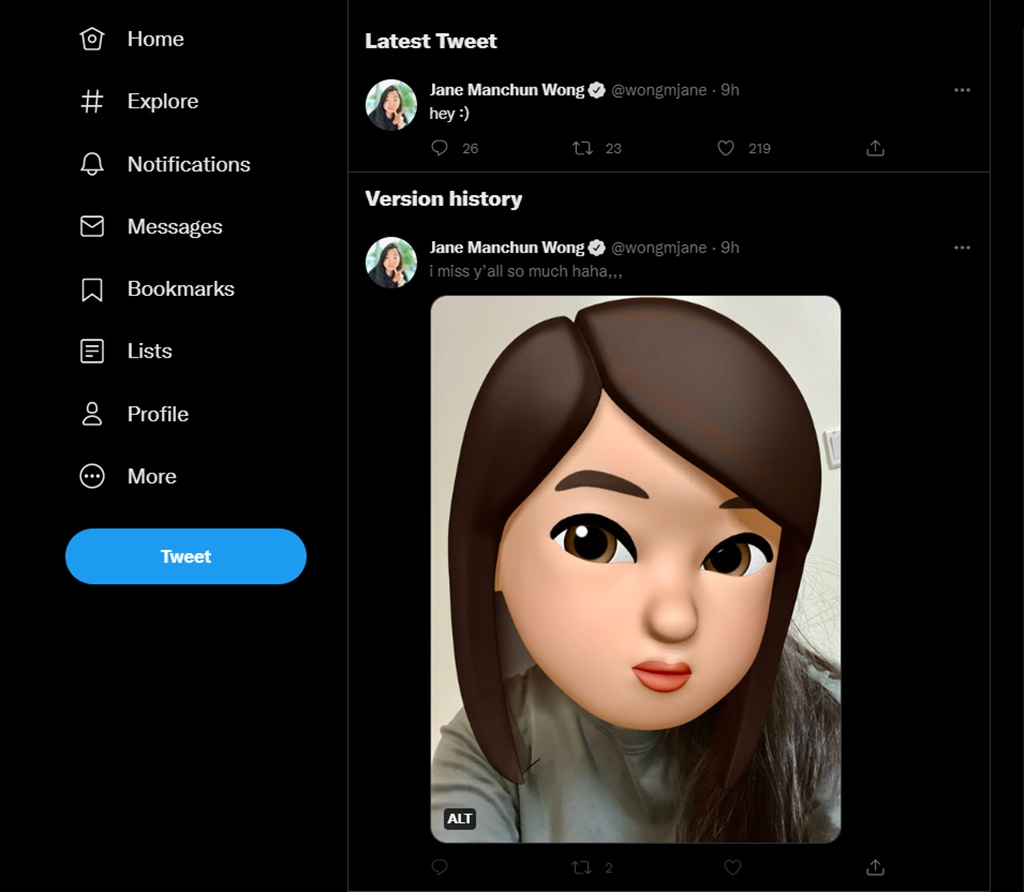 fitur edit tweet twitter status